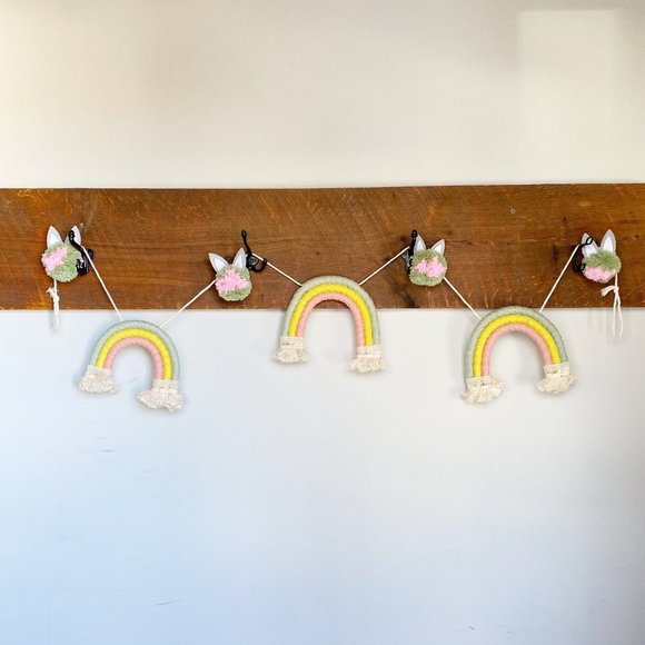 Rainbow Garland, Rainbow Garland Nursery, Bunny Garland Easter Decorations - Picture 8 of 9